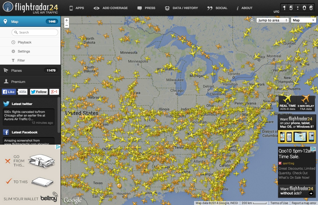 Flightradar24 com Live flight tracker Zit Seng s Blog