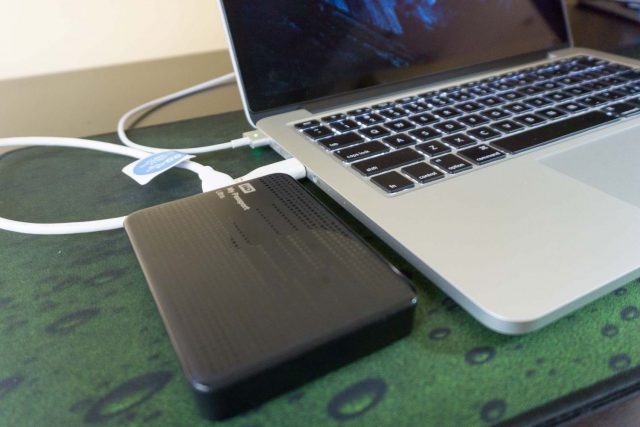 WD My Passport Ultra with Retina MacBook Pro