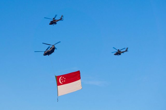 Singapore Flag Flypast