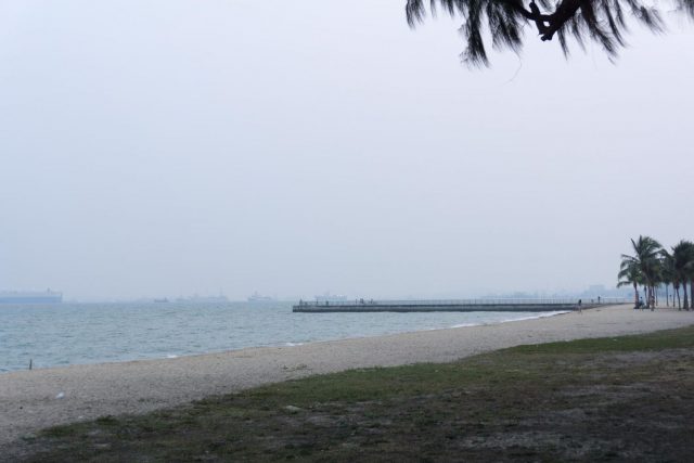 Hazy day at East Coast Park