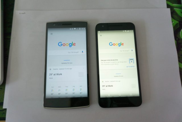OnePlus One and Nexus 5X