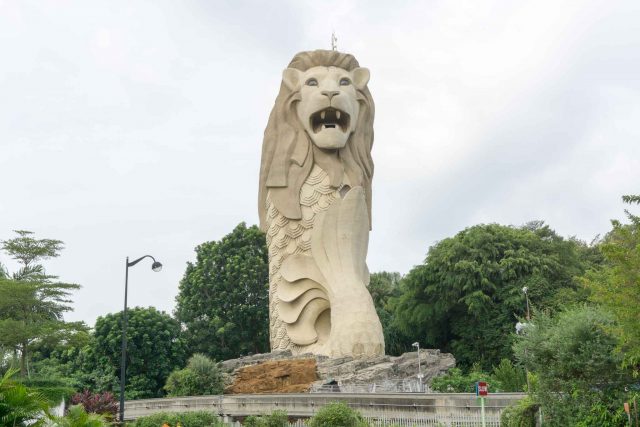 Merlion at Sentosa