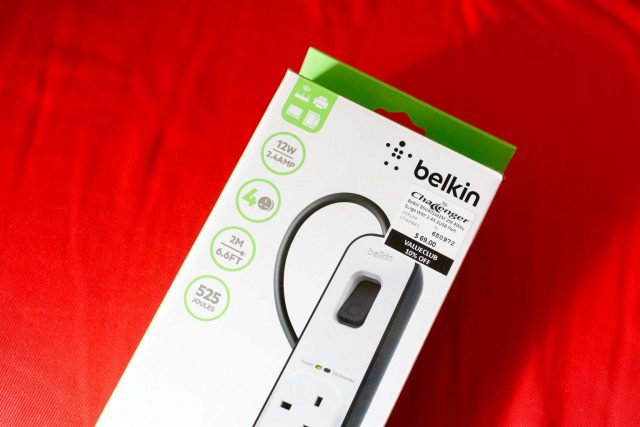 Belkin 4Way Surge with 2.4A 2USB Ports