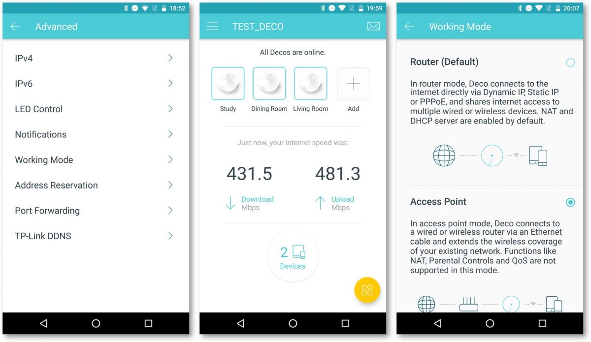 How to configure the TP-Link Deco to work in access point mode