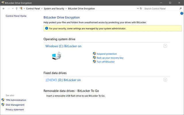 encrypting data in windows: a comprehensive guide to... Full Disk Encryption in Windows 10 – Zit Seng's Blog