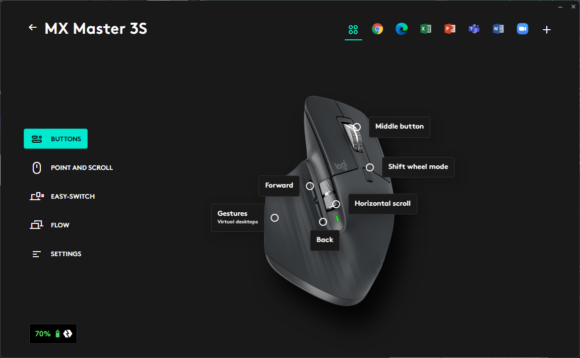 Logitech MX Master 3 Gestures, Fwd, Back & Stop scroll buttons - Feature  Requests - BetterTouchTool Community